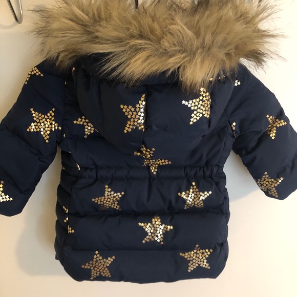 Blue/Gold Toddler Girls Gap Jacket. 12-18 months. - Picture 8 of 9